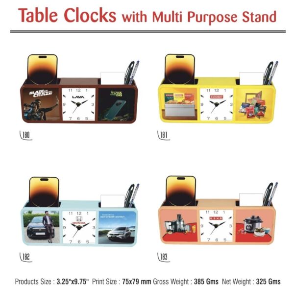 table clock with multipurpose stand2